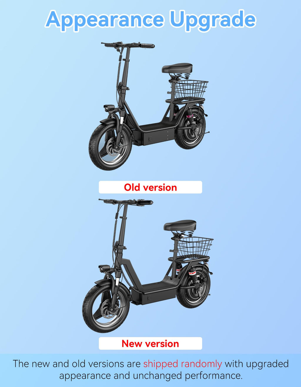 Foldable Electric Scooter with Seat R81378