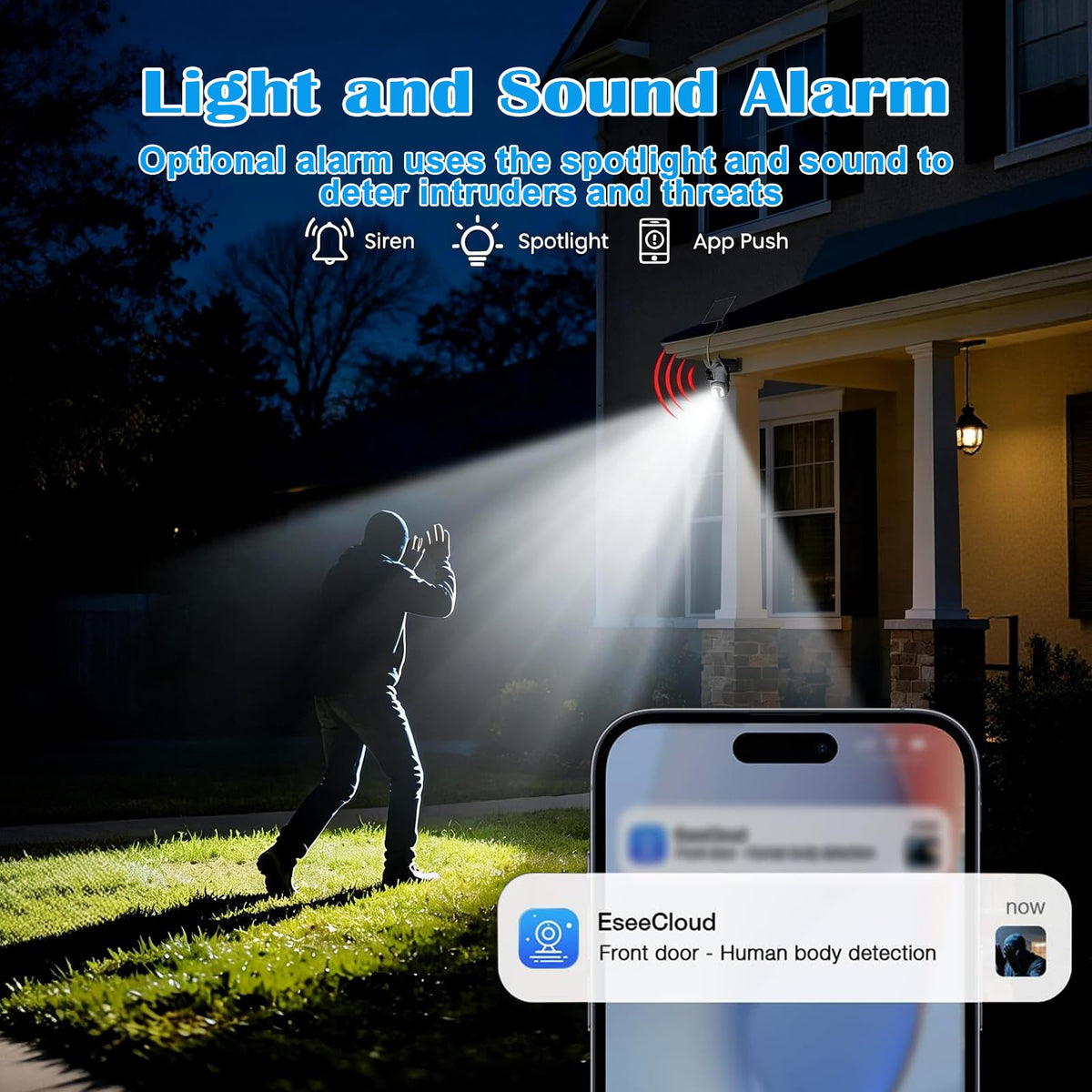 4G Solar Security Camera System with Base Station V513