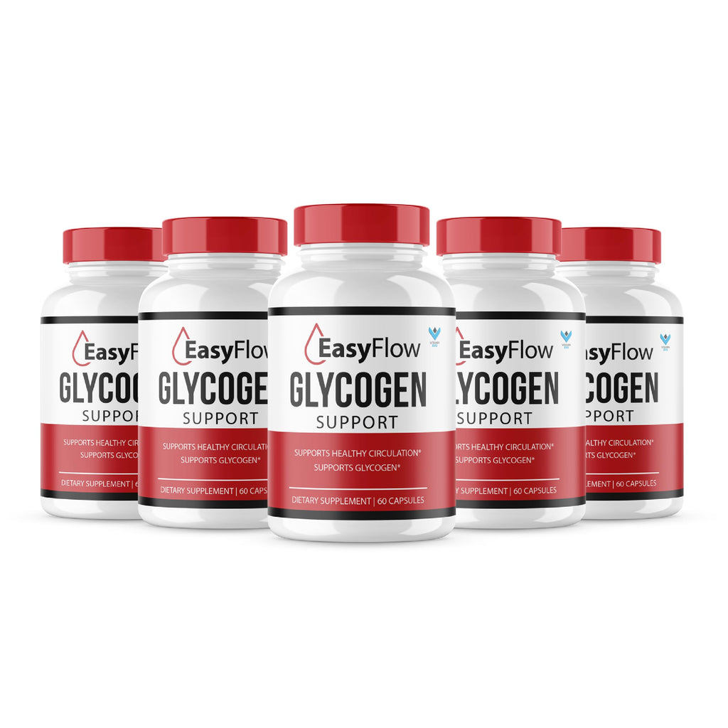 5 Pack 300 Capsules Glycogen Support Supplement F657044