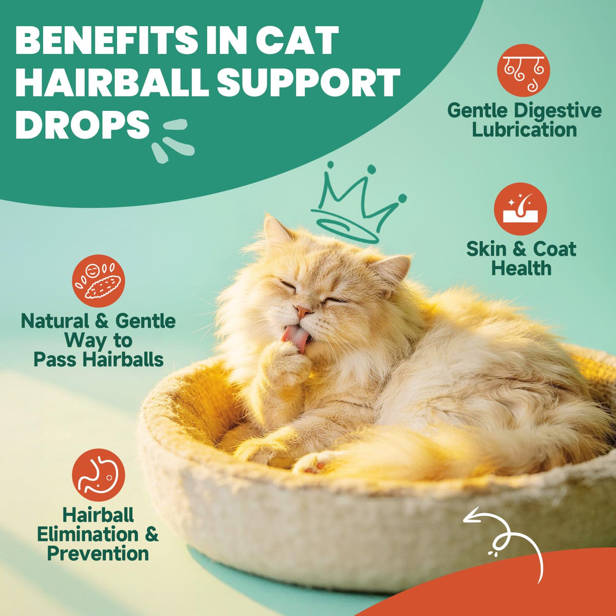 Hairball Treatment for Cats 120ML S9311