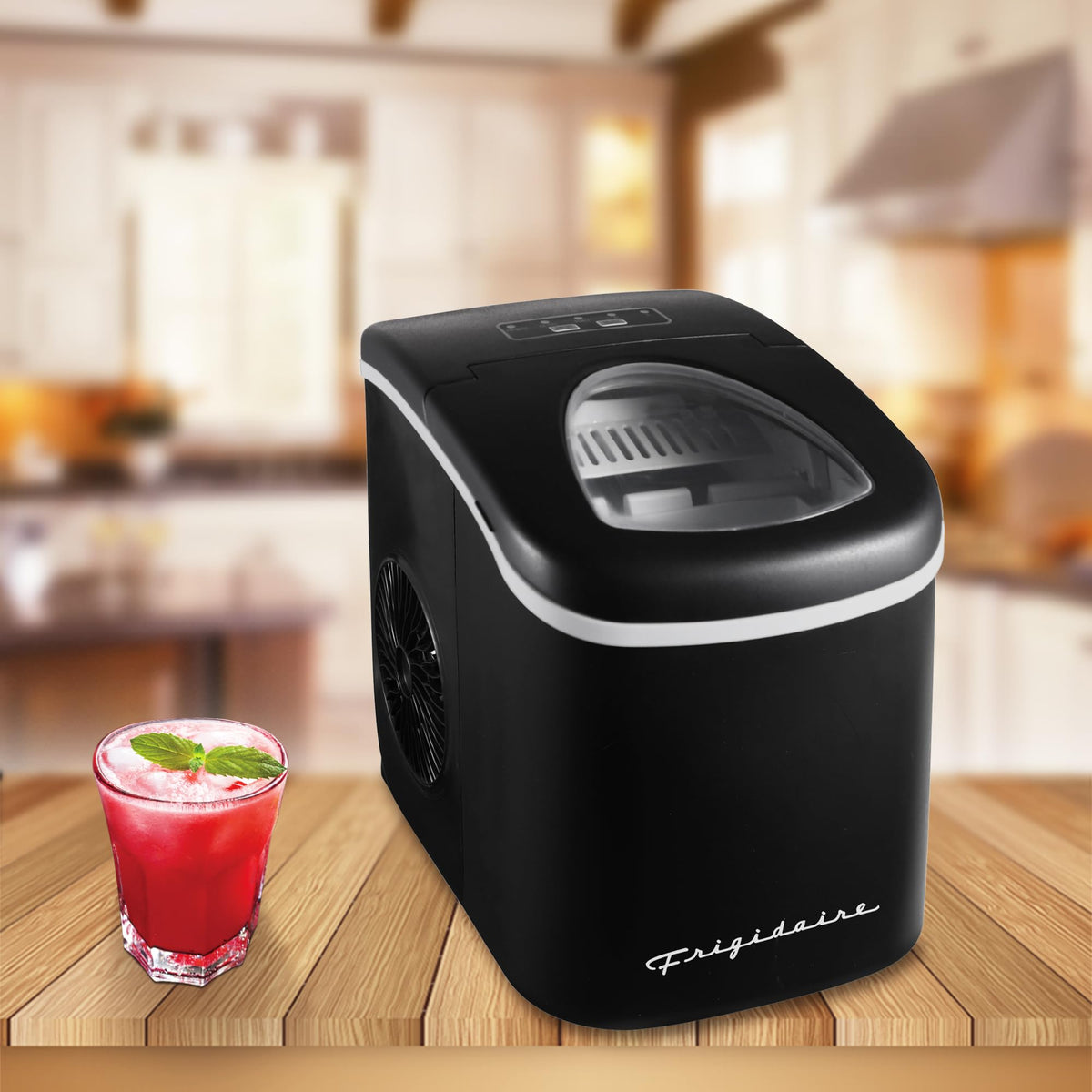 Compact Countertop Ice Maker 26 lb per Day Black K634881