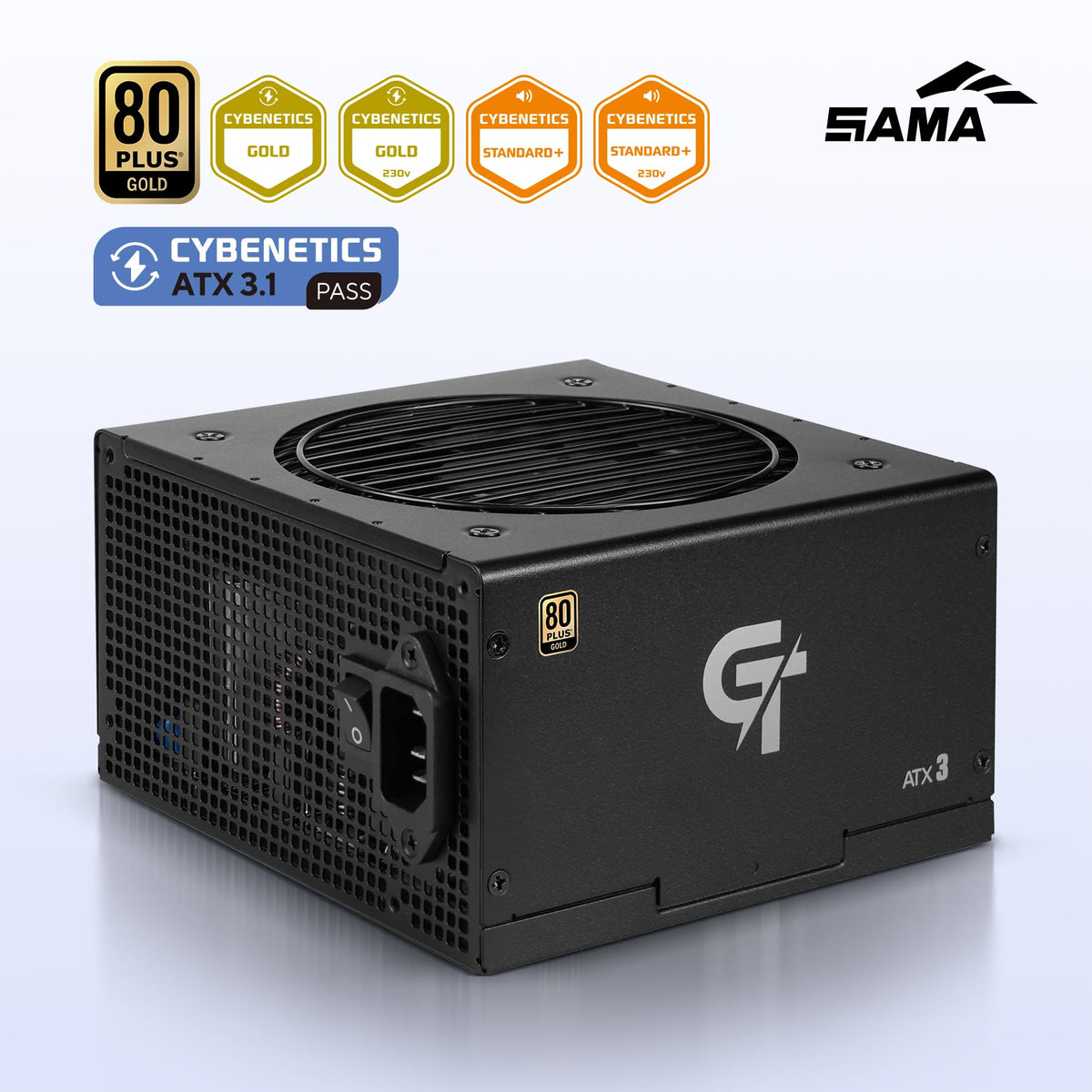 750W Fully Modular ATX 3.1 Power Supply Black I655