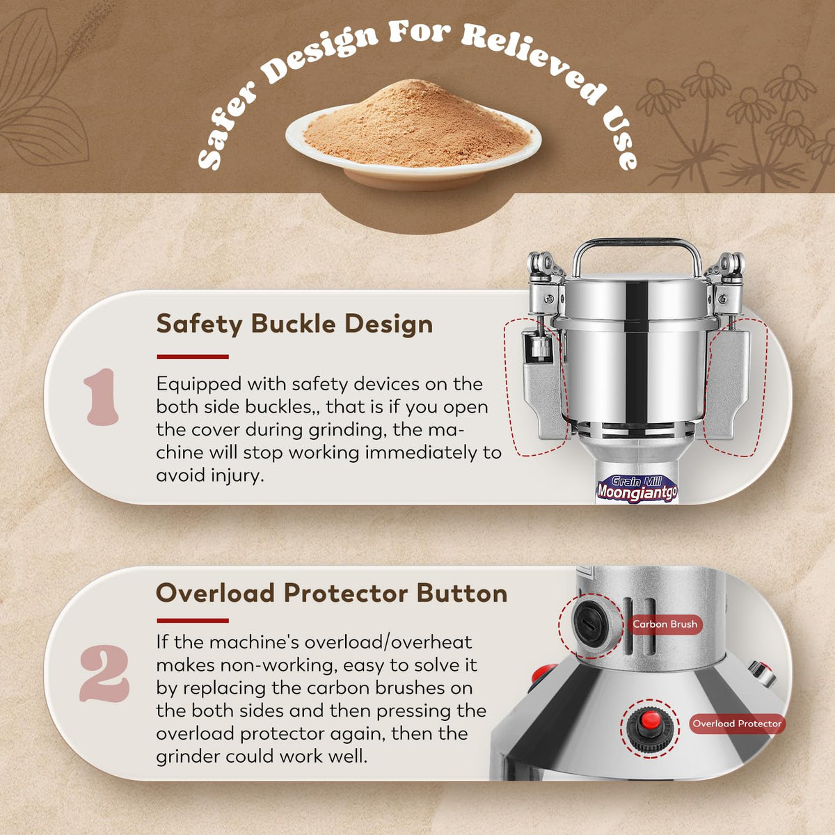 Electric Grain Mill Grinder 150g K804263