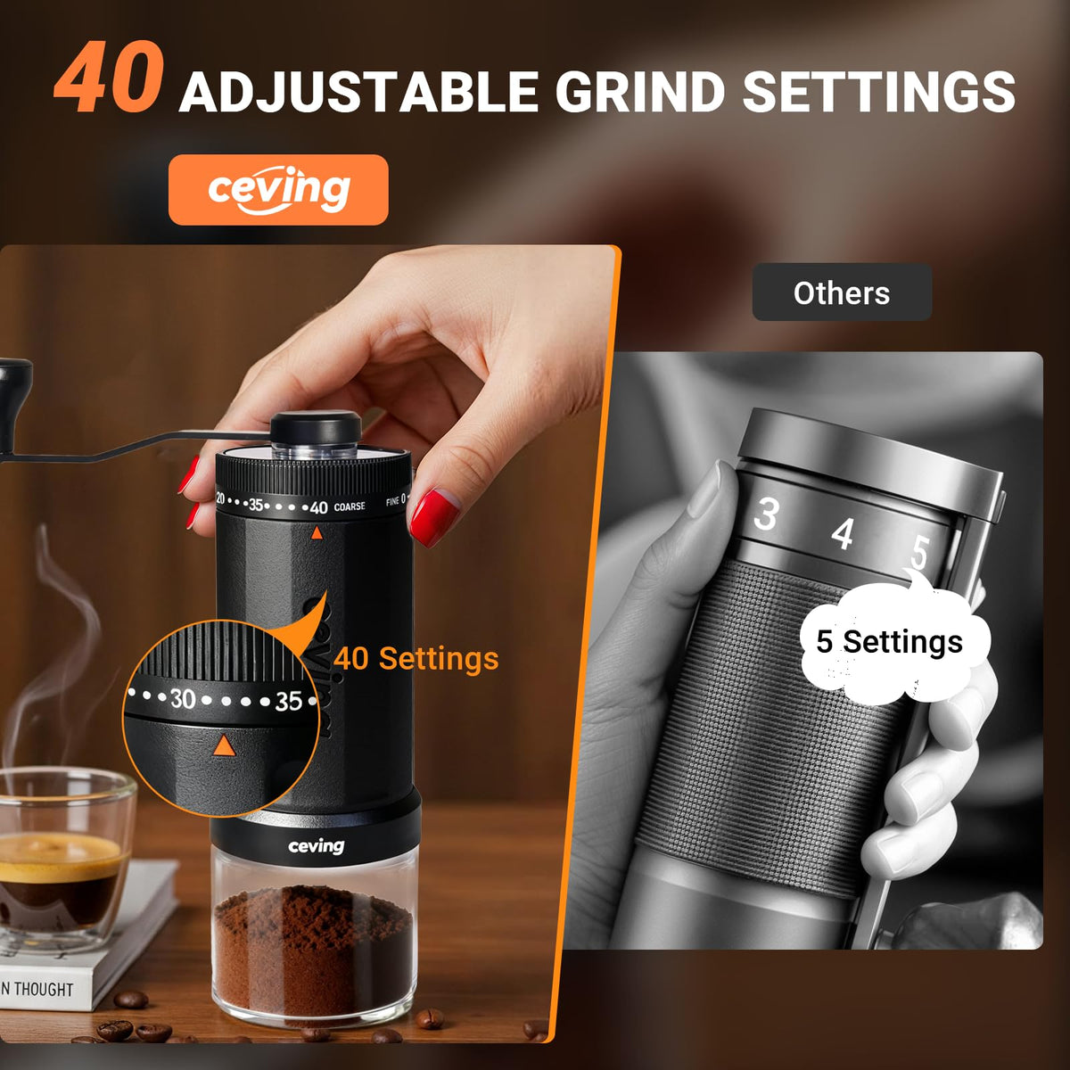 60g Manual Coffee Grinder B649587