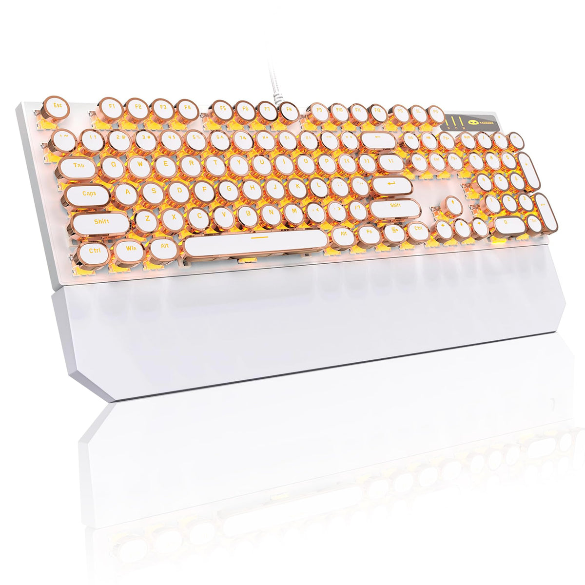 Wired Mechanical Gaming Keyboard with Magnetic Wrist Rest U51737