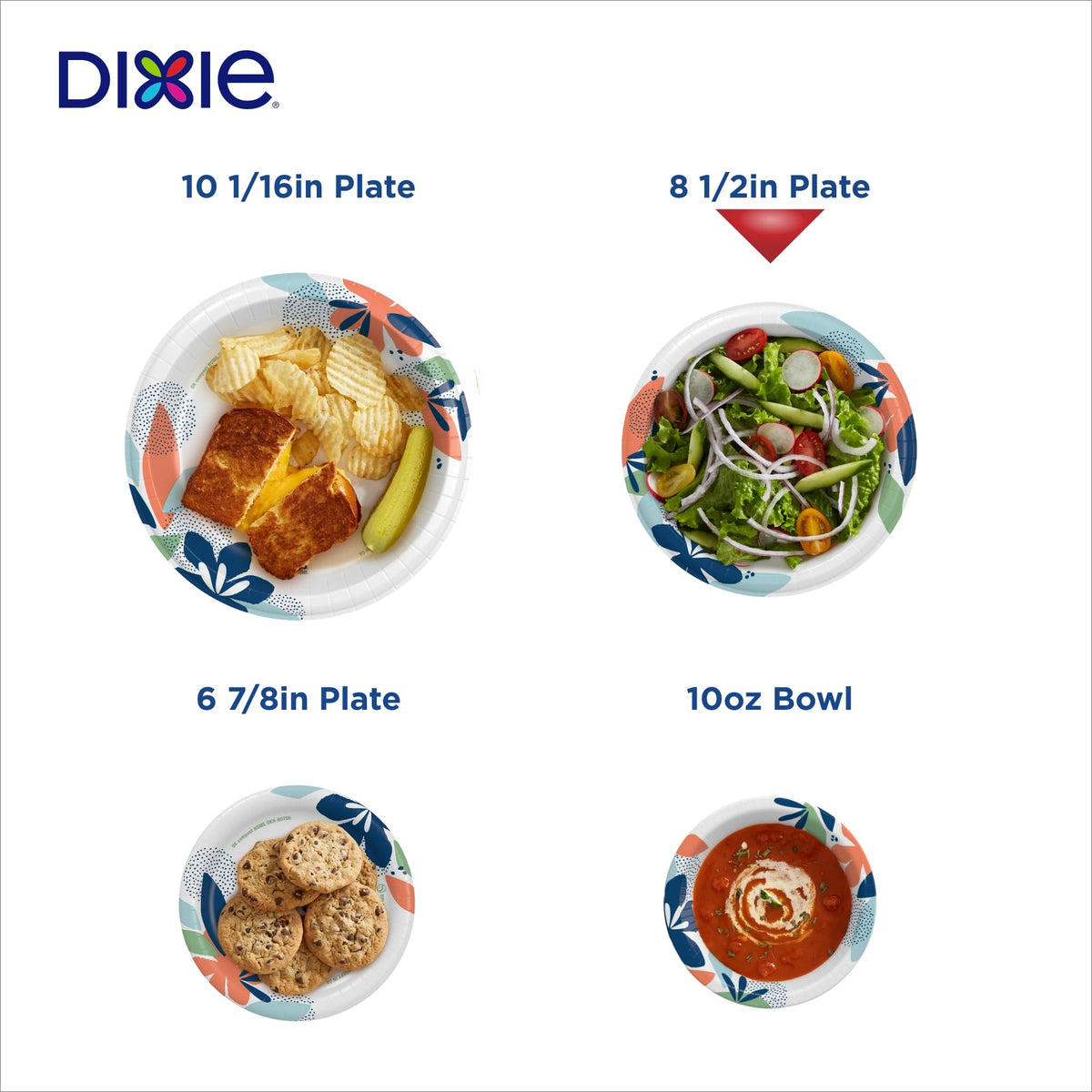 8.5 Inch 90 Count Disposable Paper Plates Z366920