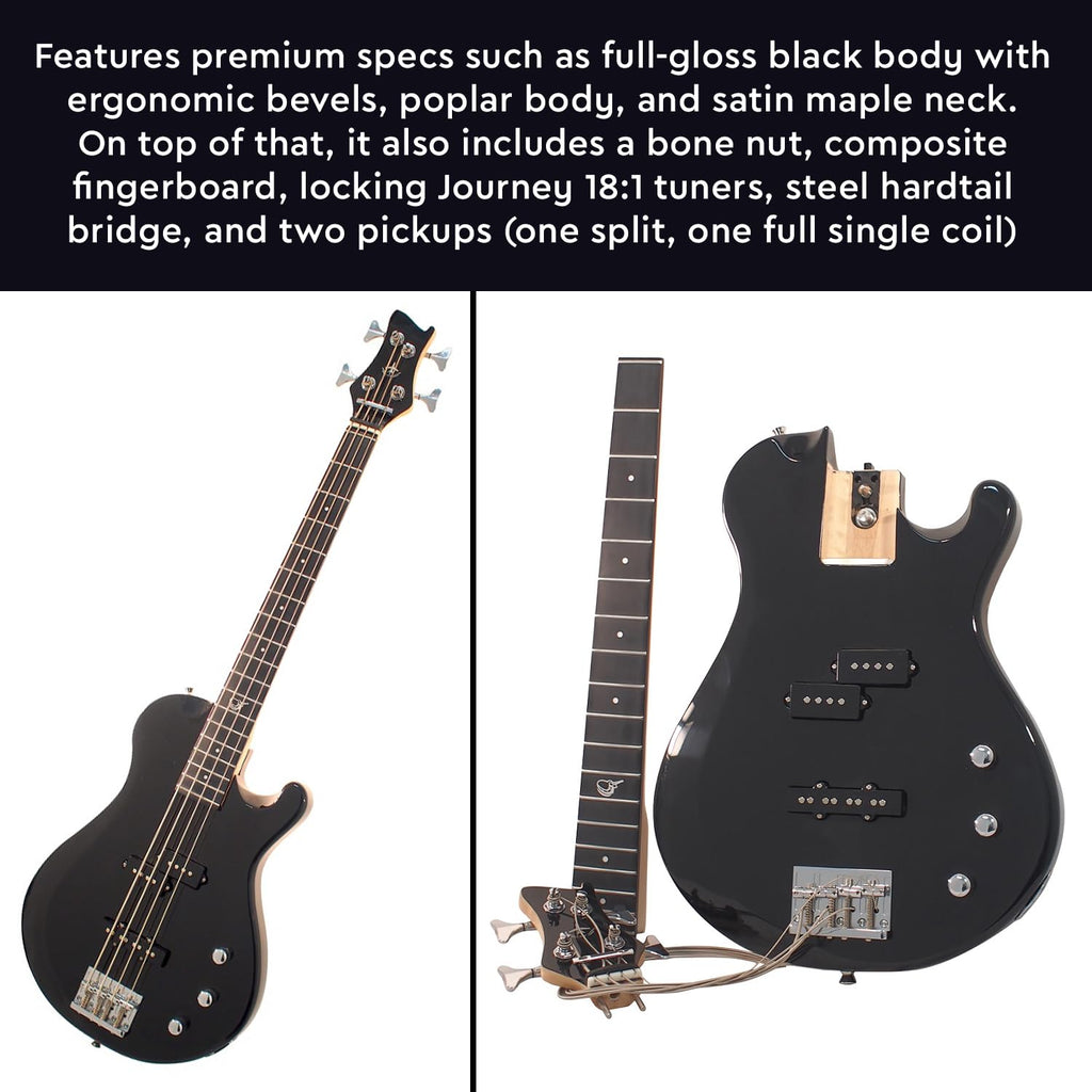 Collapsible Folding Electric Travel Guitar V983271