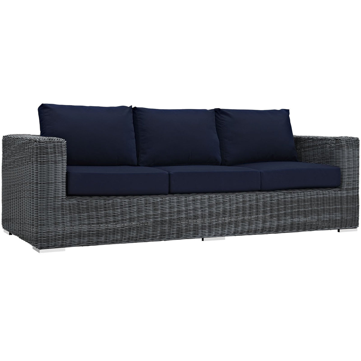 Wicker Rattan Outdoor Patio Sofa D81765