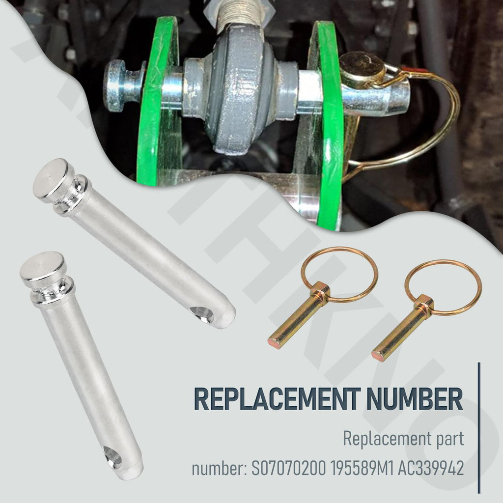 8 Pcs 3/4 in. Hitch Pin Accessories for Category 1 Tractors M222