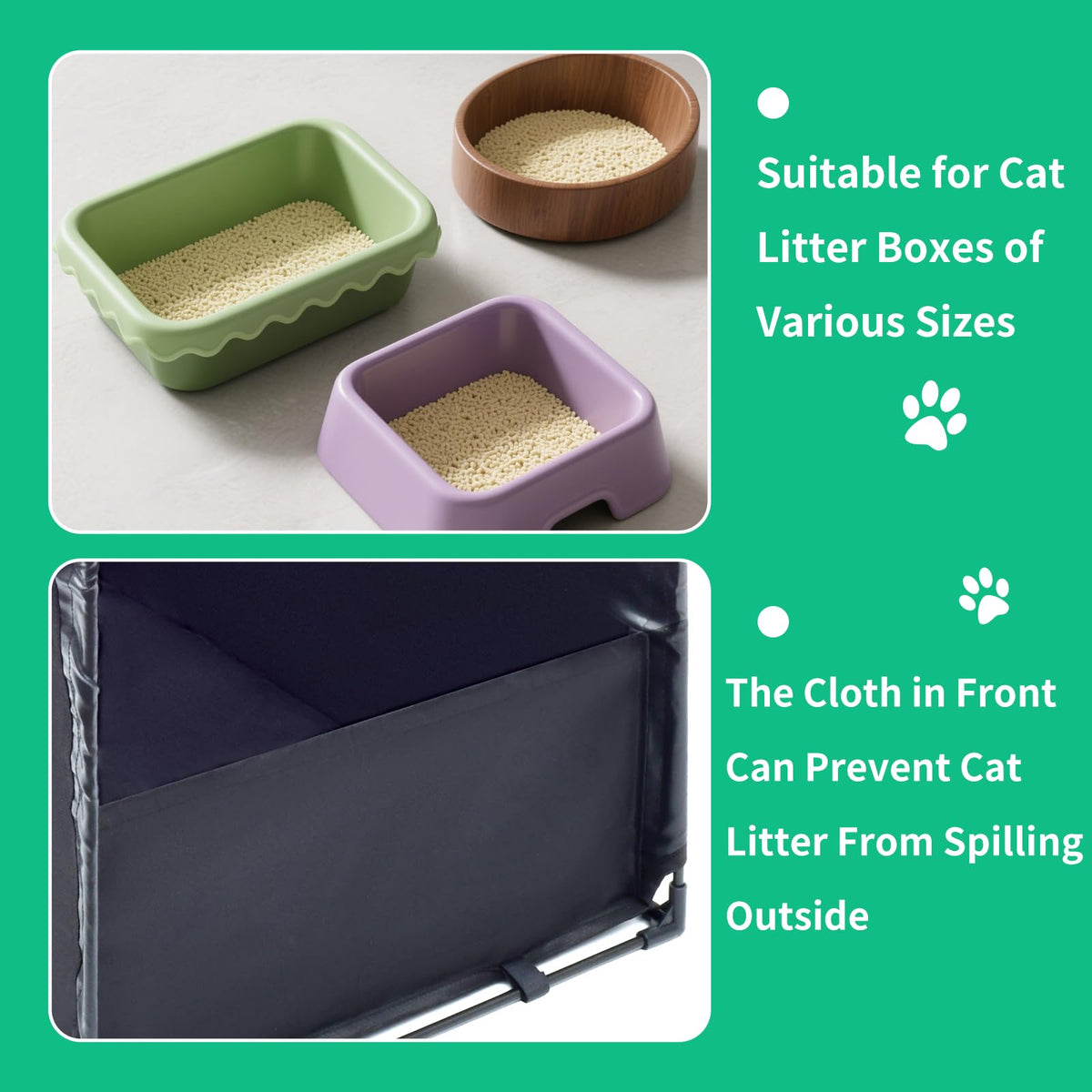 Large Cat Litter Box Enclosure Z2326