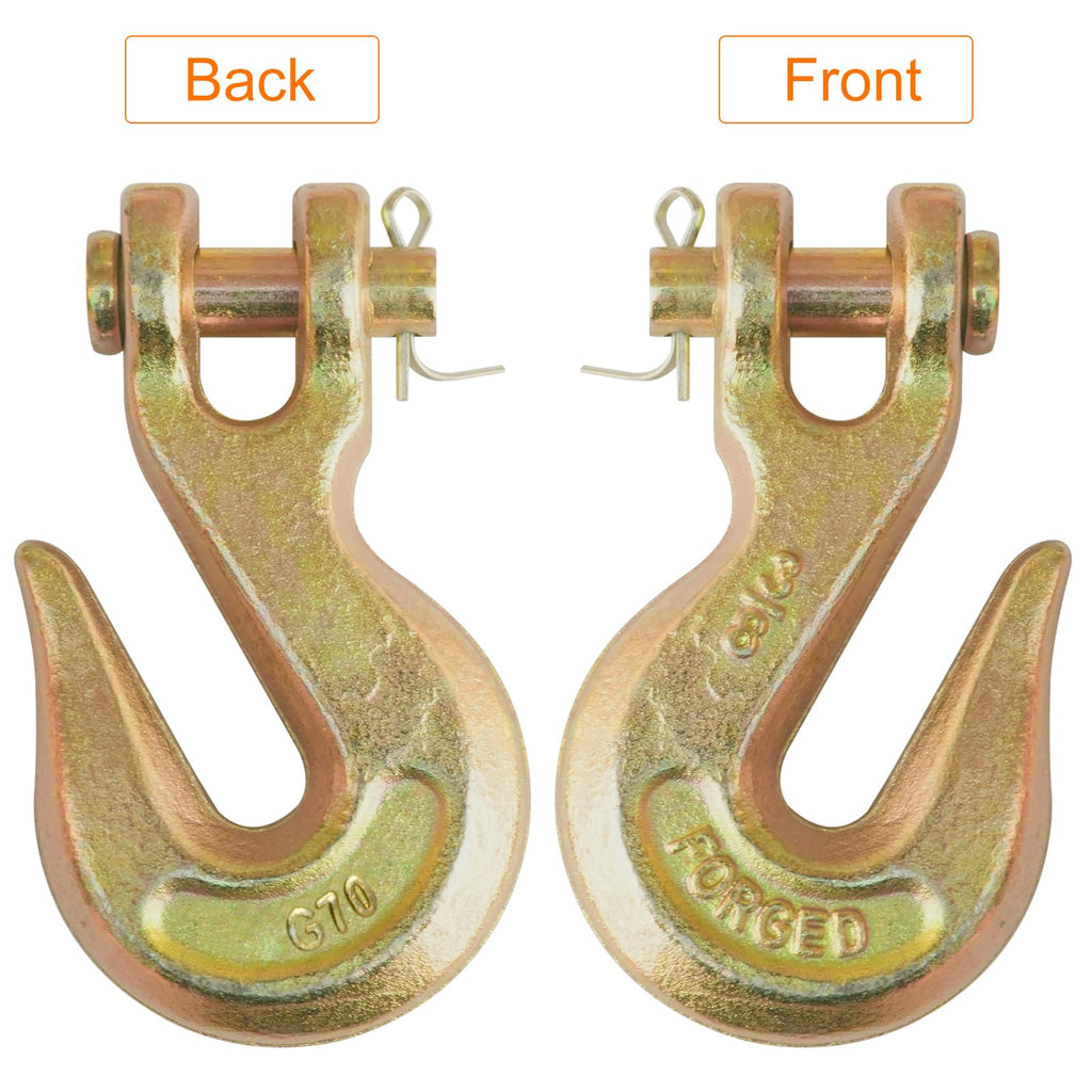 3/8" Grade 70 Clevis Slip Hook 6,600 LBS 10 Pack Q659700