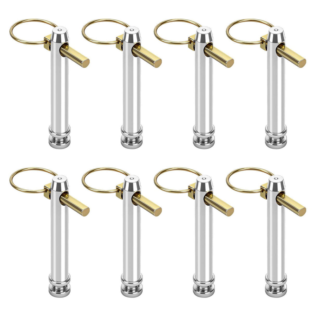 8 Pcs 3/4 in. Hitch Pin Accessories for Category 1 Tractors M222
