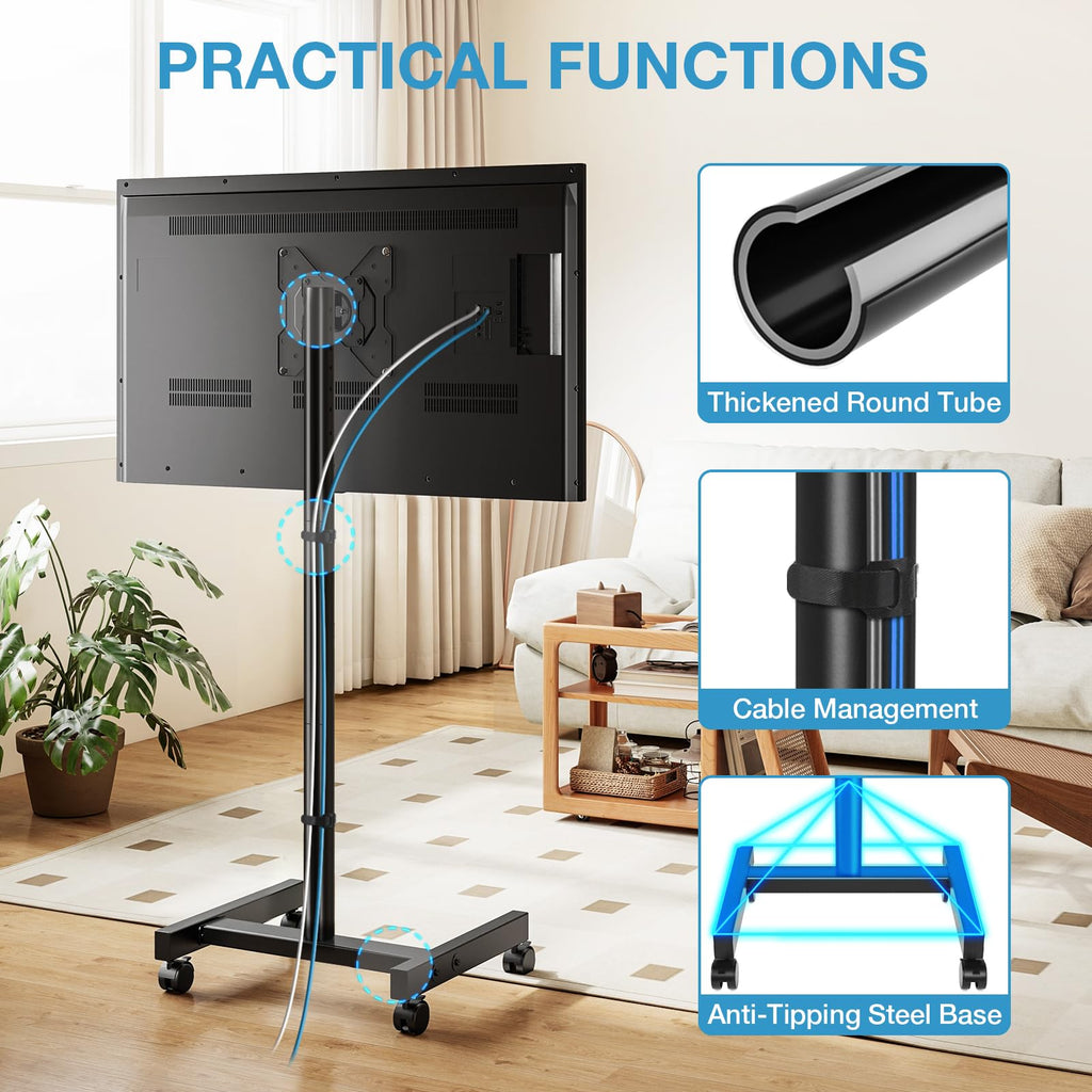 Rolling TV Stand for 13-50 Inch TVs J789