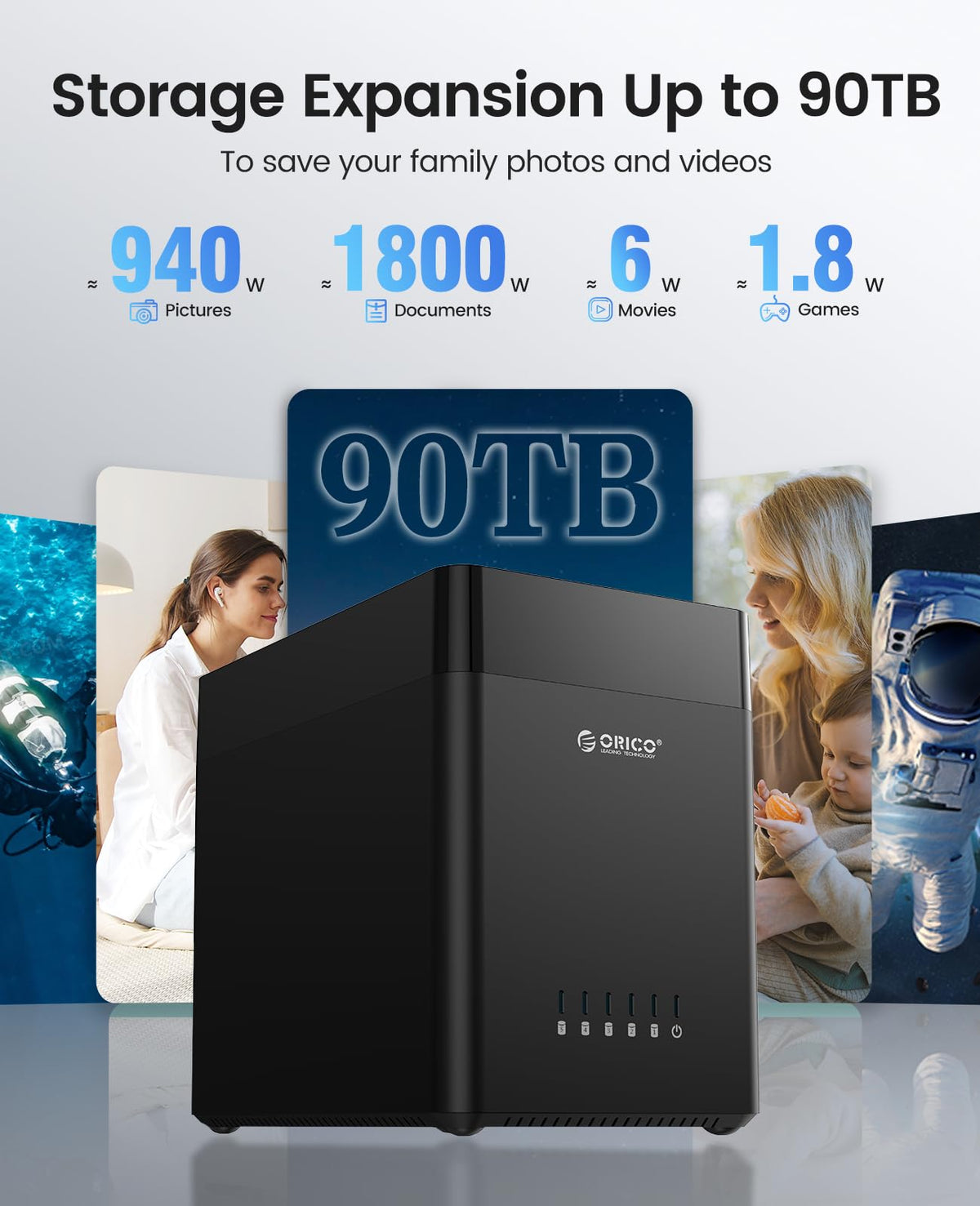 5 Bay Hard Drive Enclosure P5934