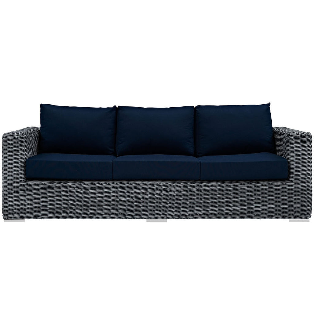 Wicker Rattan Outdoor Patio Sofa D81765