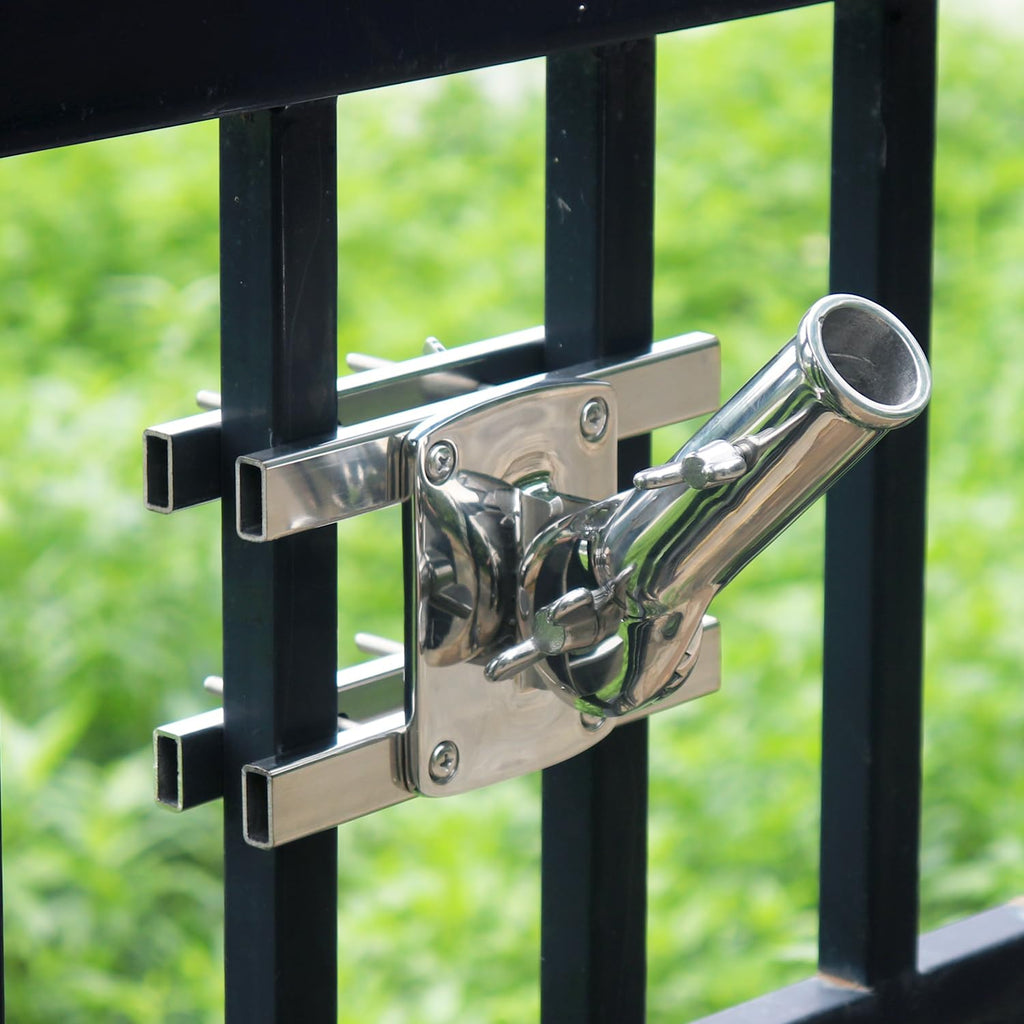 316 Stainless Steel Flagpole Holder for 1-Inch Flagpoles T65563