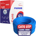 1000ft Plenum CMP CAT6 Solid Cable Blue T73527