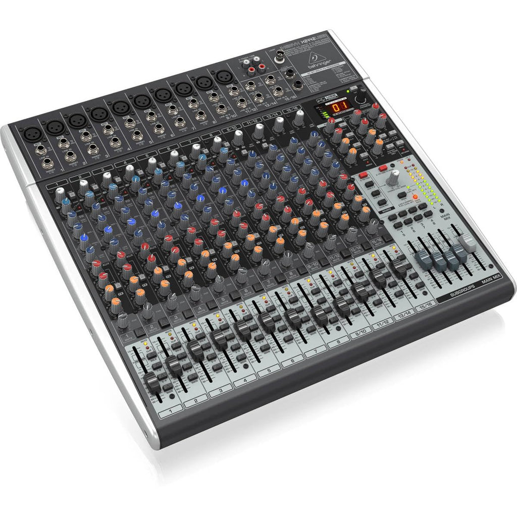 24-Input 4/2-Bus Mixer with Mic Preamps and USB Audio Interface N13784