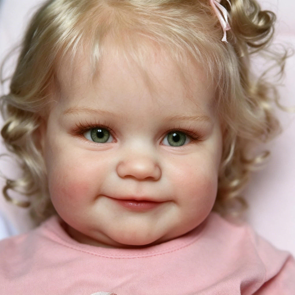20 Inch Realistic Baby Dolls Girl with Blonde Hair Q16631