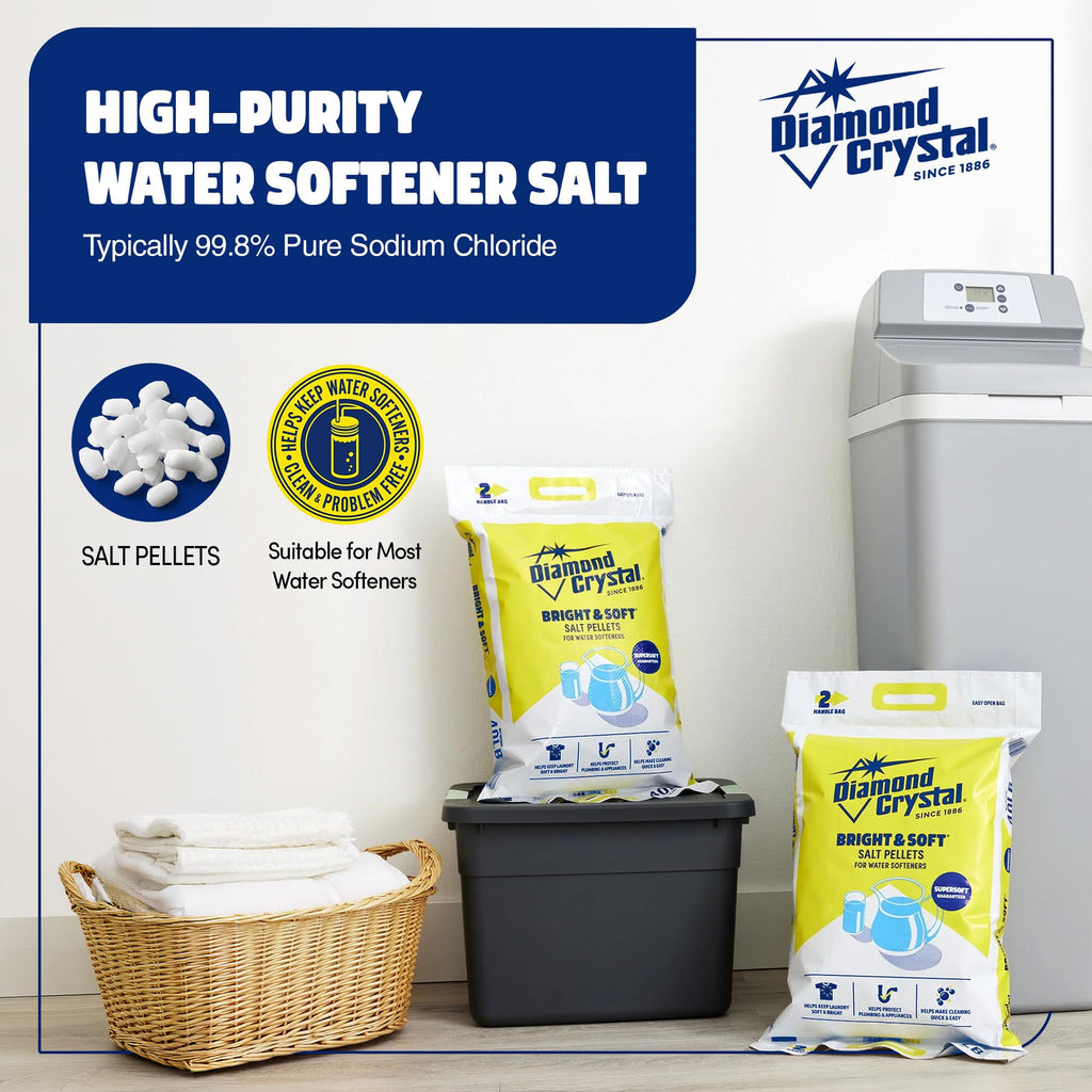 3 Pack Water Softener Salt Pellets, 40 Pounds S884