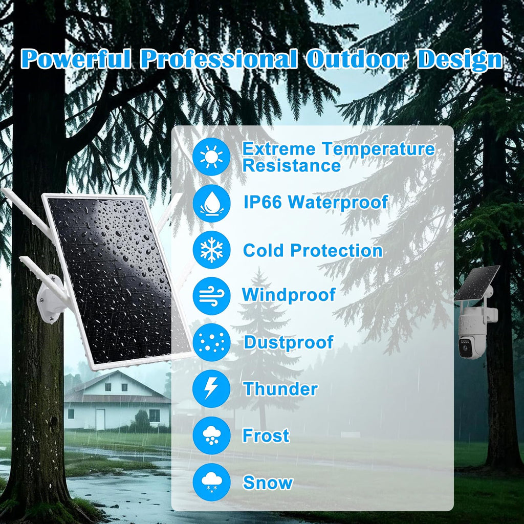 4G Solar Security Camera System with Base Station V513