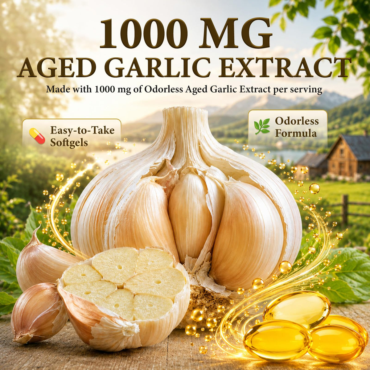 Aged Garlic Extract Capsules, 180 Softgels C21821