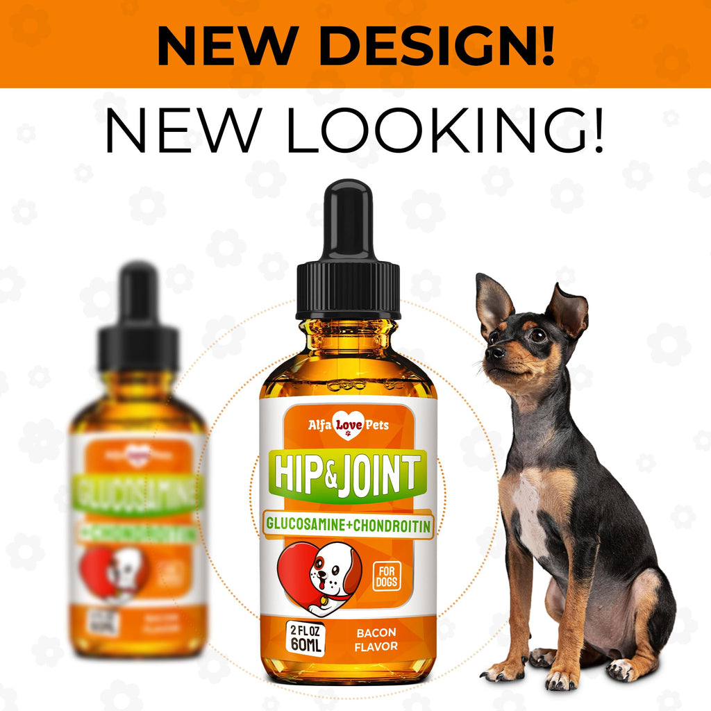 Liquid Glucosamine Chondroitin Dog Supplement 2 oz J6314