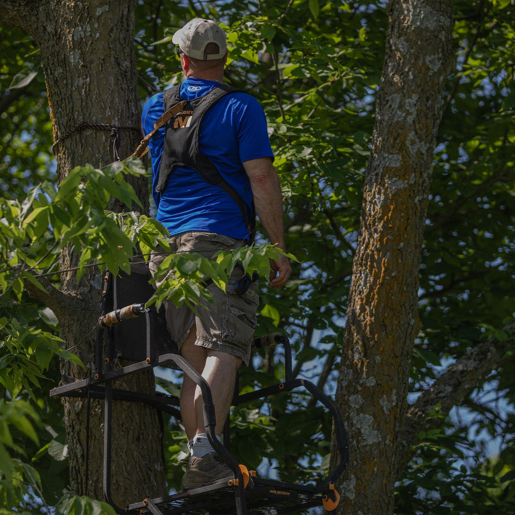 1 Person 21 Foot Climbing Tree Stand with Lumbar Seat J817140