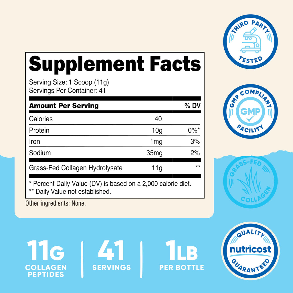 Collagen Peptides Powder 1LB C33674