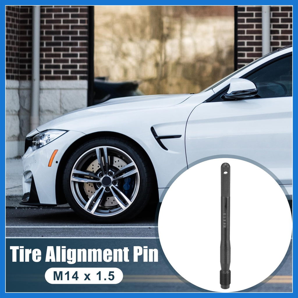 Black Carbon Steel Wheel Hangers Alignment Pin M14x1.5 K171