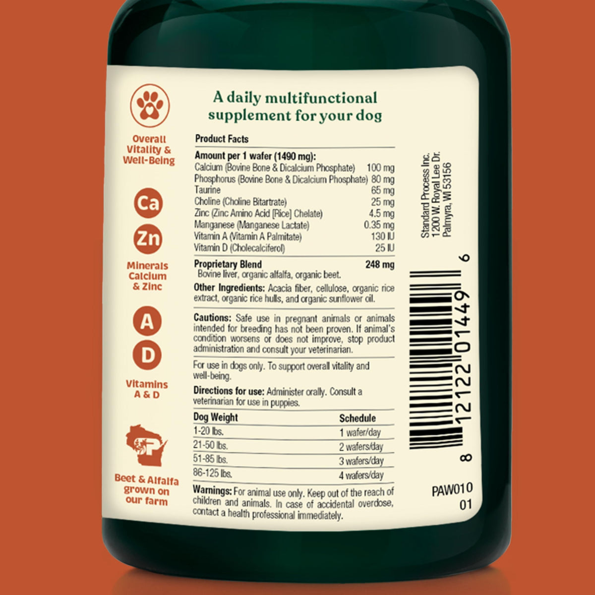 Pet Health Bundle - Dental & Multifunctional Support for Dogs - 165 g Powder & 90 Wafers E122