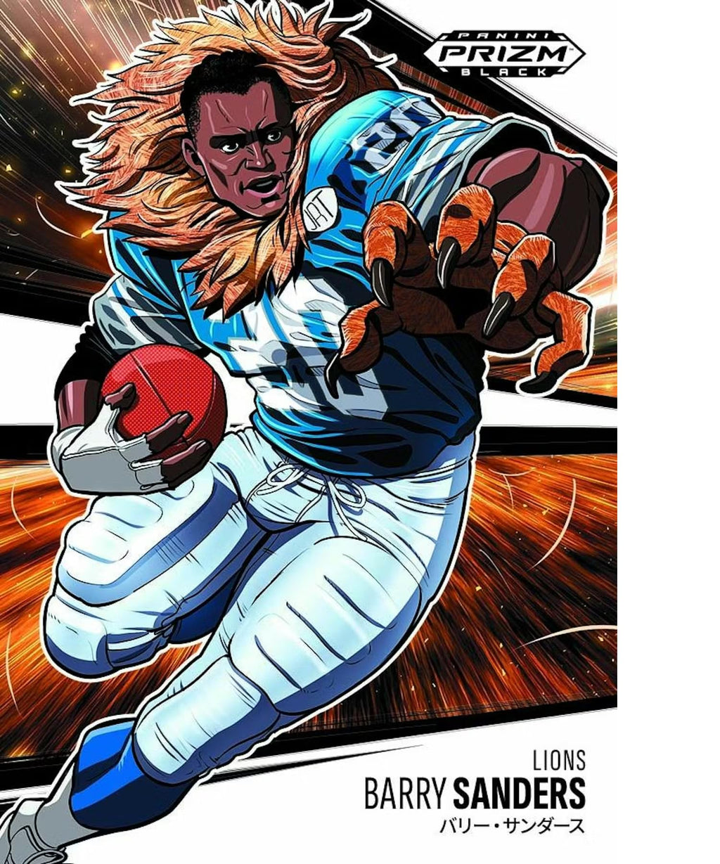2025 Panini Prizm Black Football Trading Card Box Q82609
