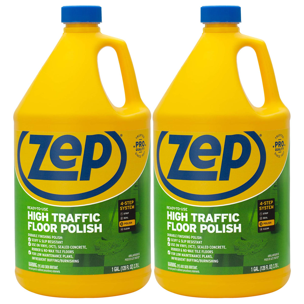 1 Gallon Floor Polish Case of 2 W1678