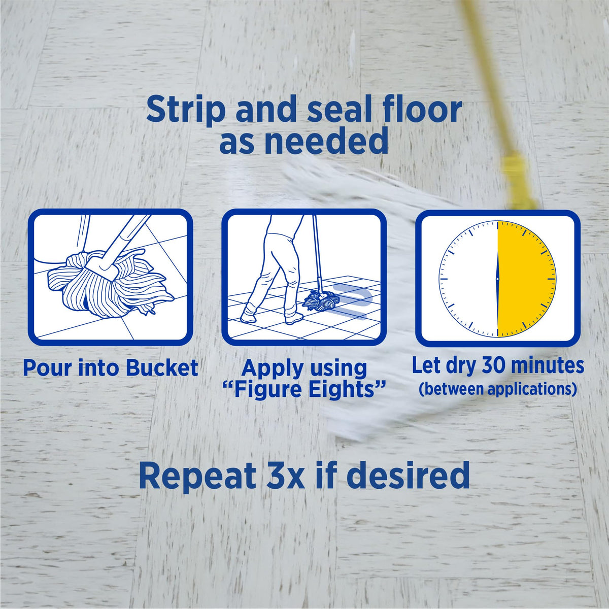 1 Gallon Floor Polish Case of 2 W1678