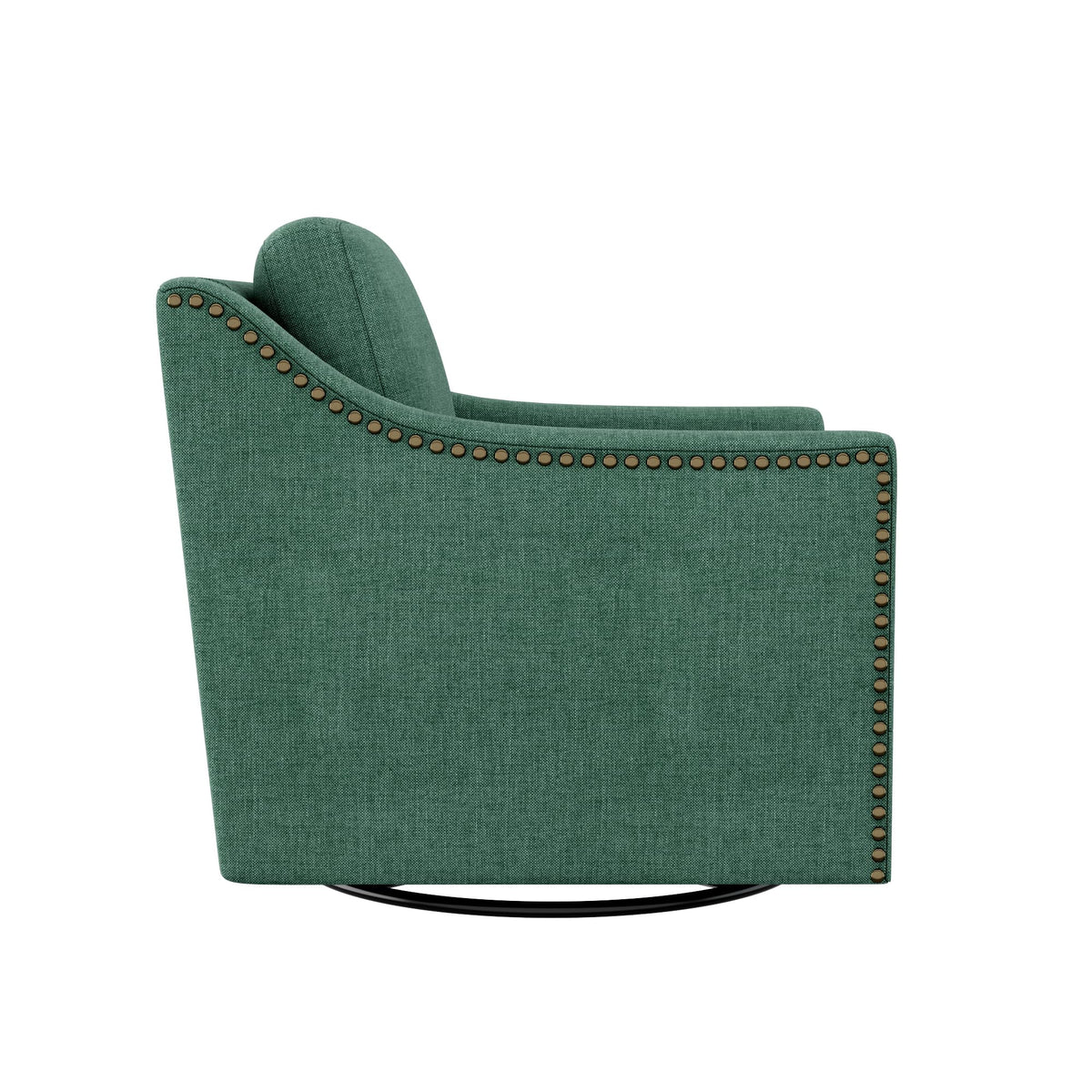 Swivel Accent Chair Set of 2 Green Armchair E28307