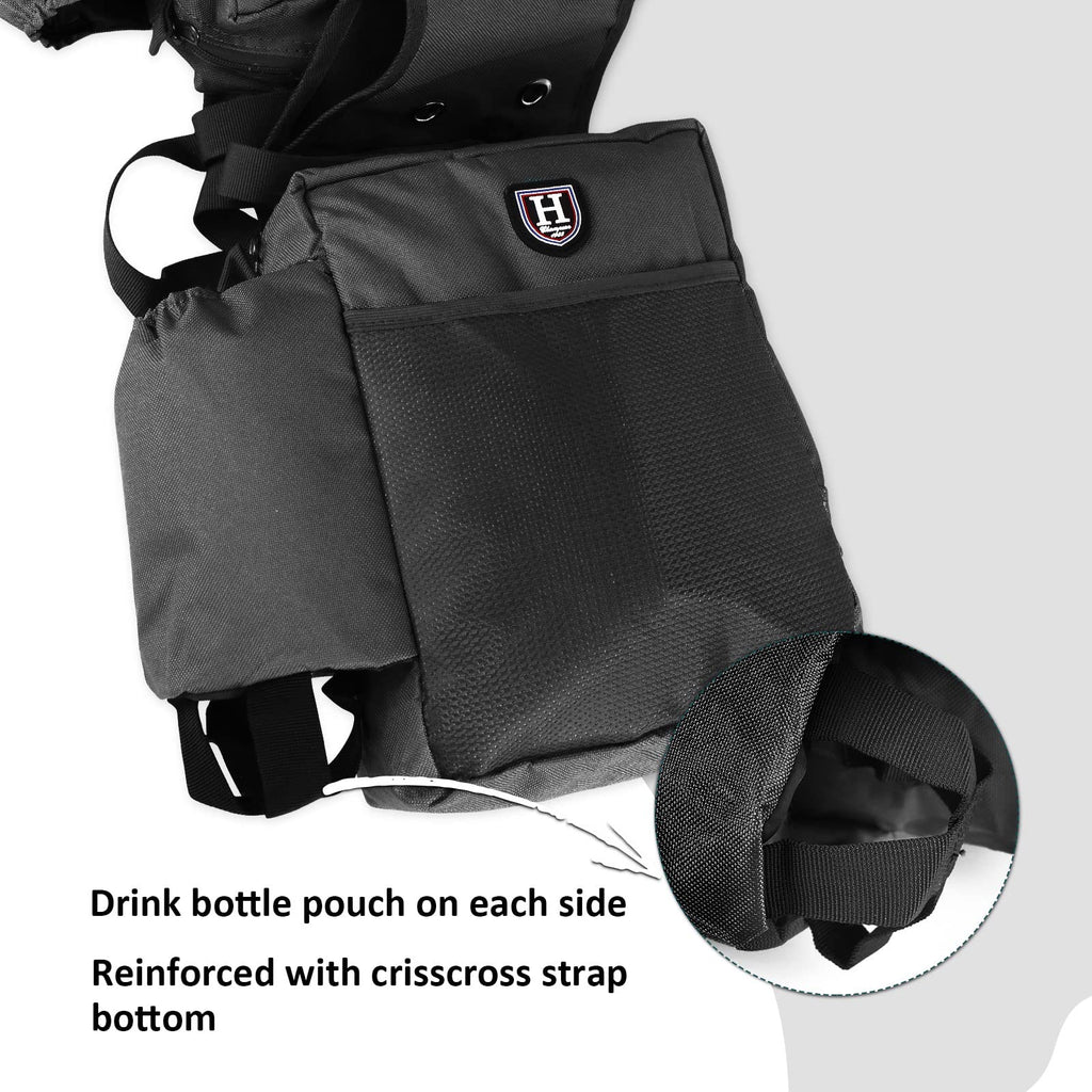 Nylon Western Saddle Bag Black B19867