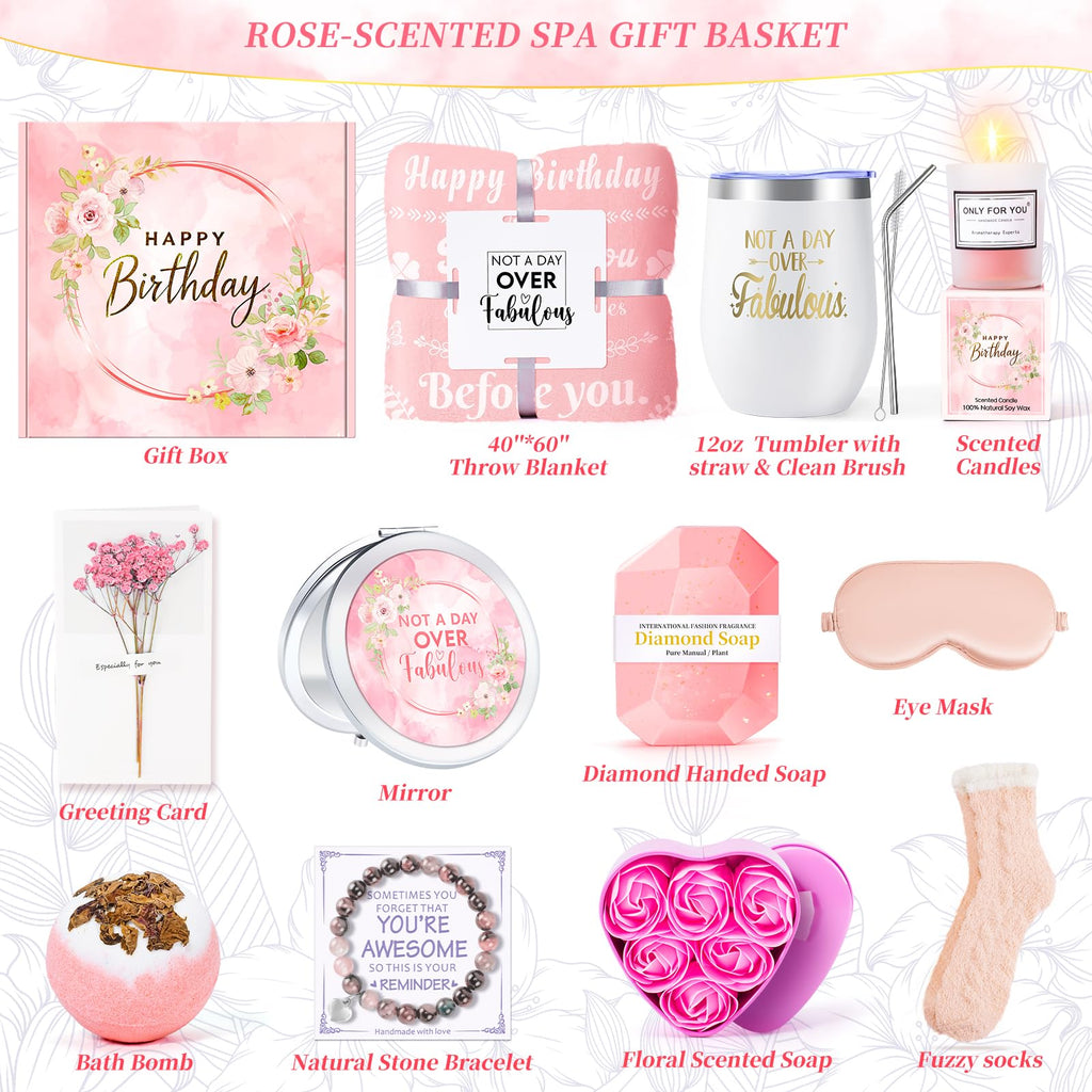 Pink 15 Pc Self Care Spa Gift Set I277