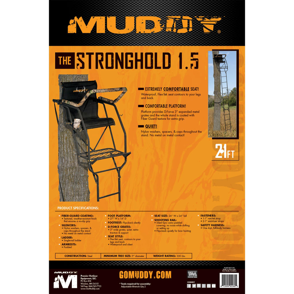 1 Person 21 Foot Climbing Tree Stand with Lumbar Seat J817140