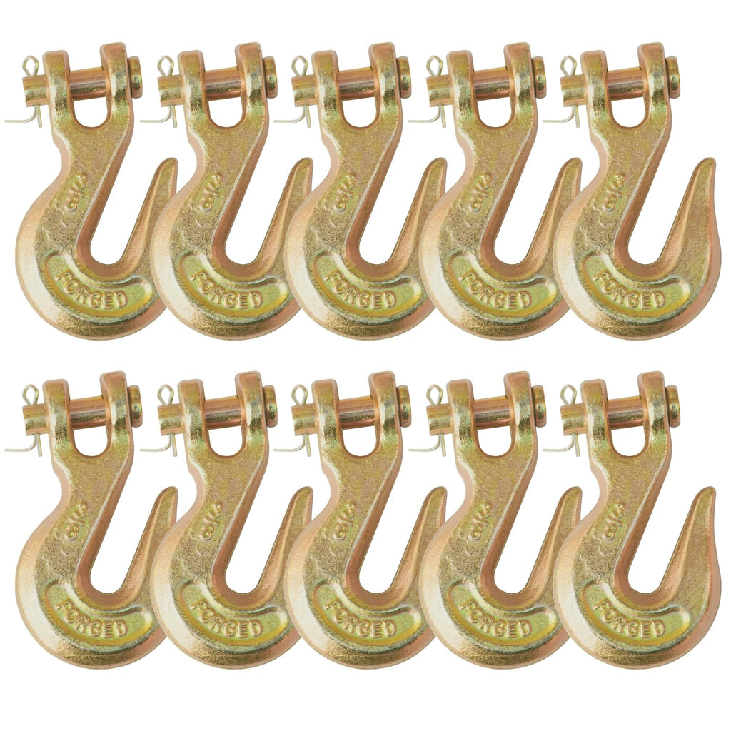 3/8" Grade 70 Clevis Slip Hook 6,600 LBS 10 Pack Q659700