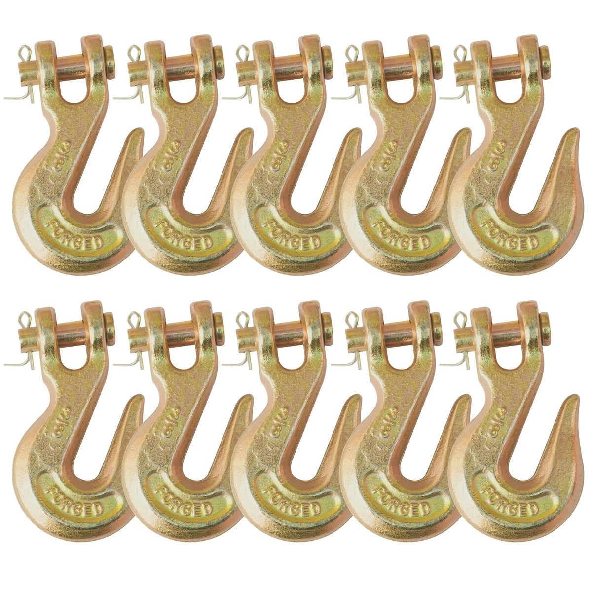 3/8" Grade 70 Clevis Slip Hook 6,600 LBS 10 Pack Q659700