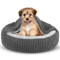 Small Dog Bed with Attached Blanket, 23inch J3726