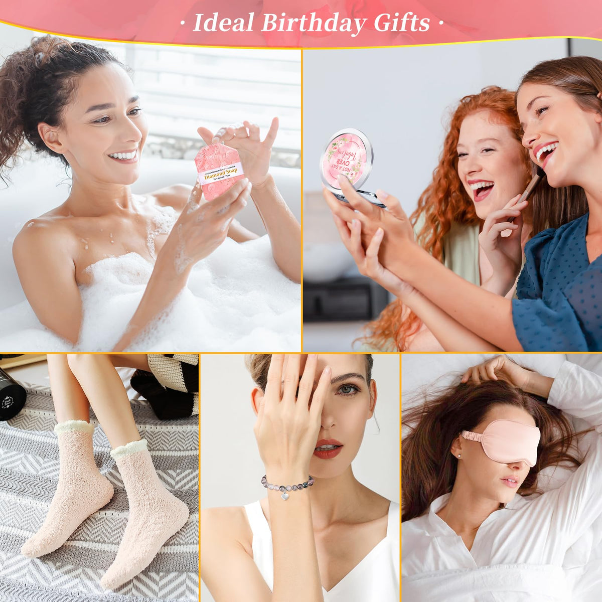 Pink 15 Pc Self Care Spa Gift Set I277