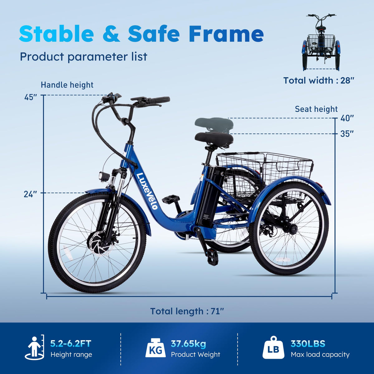 Electric Tricycle for Adults O95037
