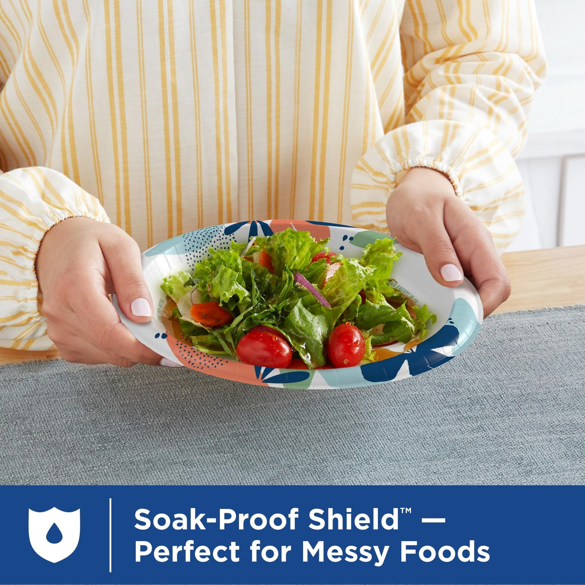 8.5 Inch 90 Count Disposable Paper Plates Z366920