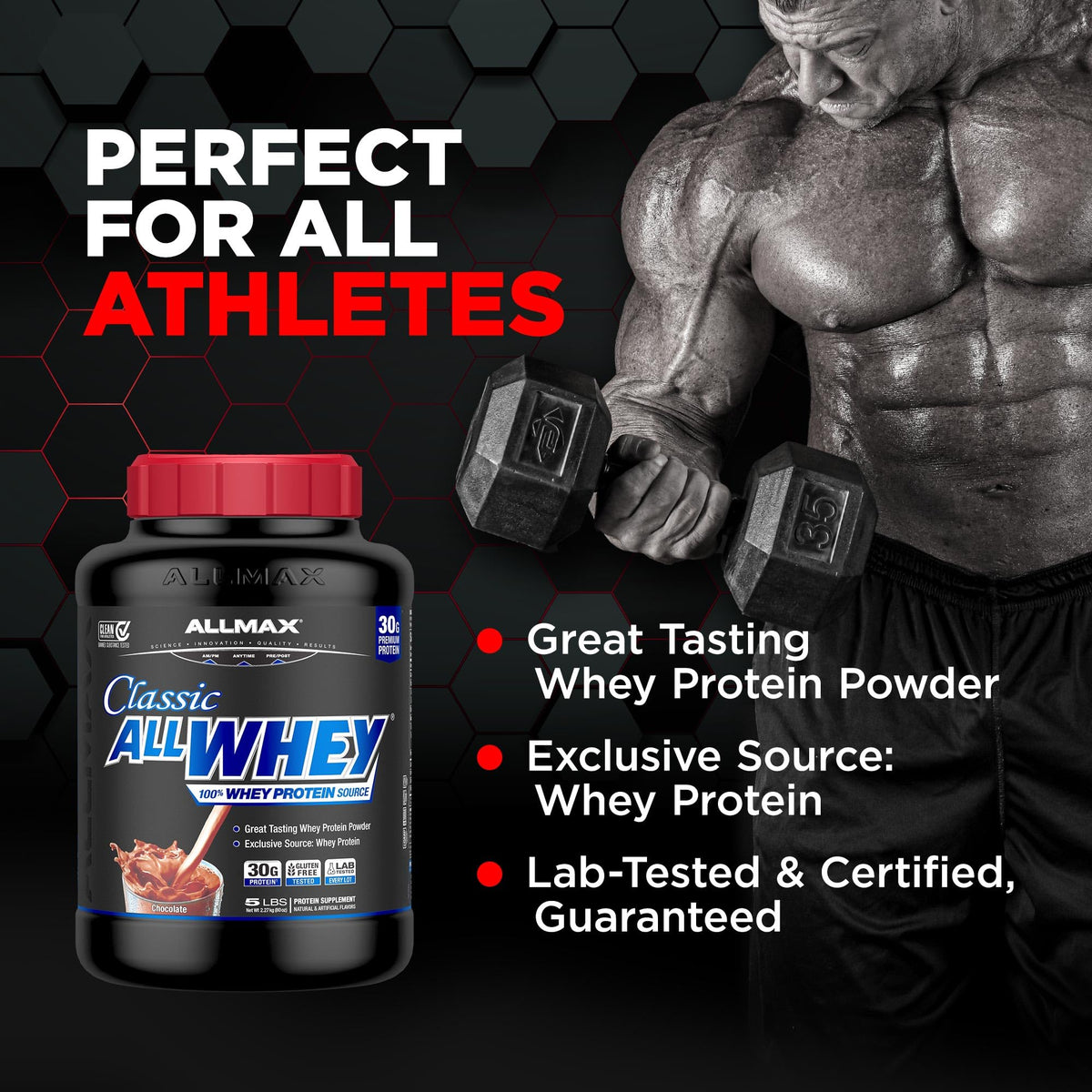 Chocolate Whey Protein Powder 5 lb G80103