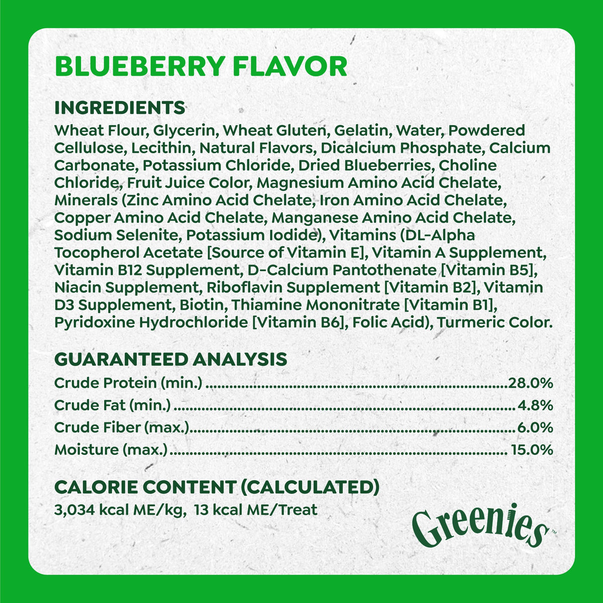 Blueberry Flavor Dog Treats 10.3 oz K86229