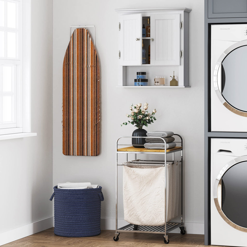 White Wall-Mounted Bathroom Cabinet B465045