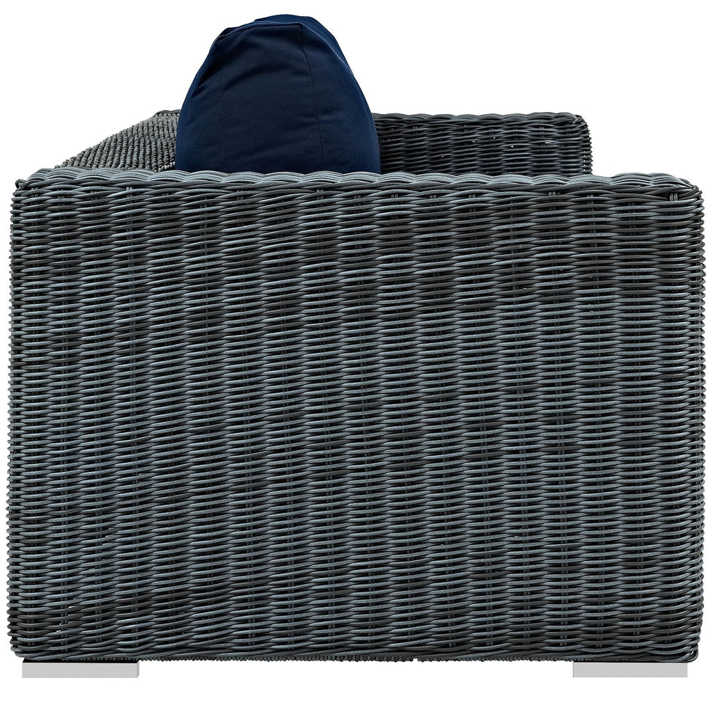 Wicker Rattan Outdoor Patio Sofa D81765